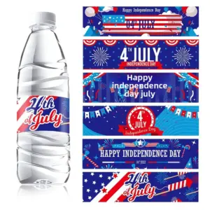 Wholesale Independence Day Paper Gift Stickers For Party Decorations, Perfect For Event & Party Supplies