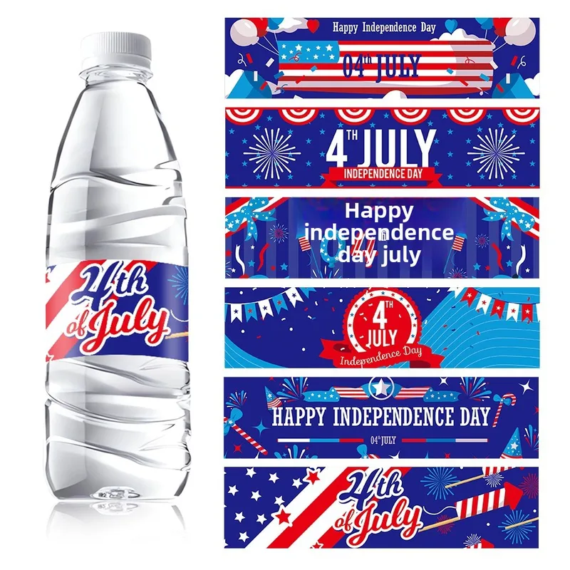 Wholesale Independence Day Paper Gift Stickers For Party Decorations, Perfect For Event & Party Supplies