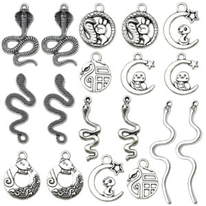 20 ancient silver snake series-27.8g-sn1056