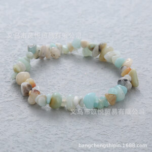 Amazon/tianhe stone (natural material) / Bracelet circumference is about 18cm