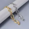 Wholesale PVD Coated Real Gold Plated Heart Shape Flower Butterfly 304 Stainless Steel Vacation Classic Style Waterproof Non Tarnish 304 Stainless Steel Lobster Trigger Clasp Closure Bracelets