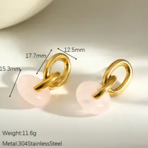 Rose Quartz Earrings