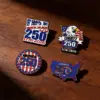 Wholesale United States Cartoon Pinback Badge Metal Pin Featuring Stamping Craft In Multicolor