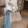 oly-3268698b0ca191673be503bb04109e1a Wholesale Canvas Handbag Large Capacity Women's Korean Cotton and Linen Work Commuting Packaging Lunch Box Bag