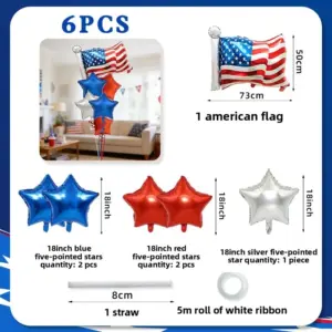Five-Pointed Star Flag Set