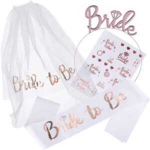 White short hot stamping four-piece set / One size fits all