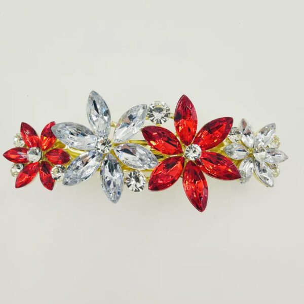 Wholesale simple hairpin elegant medium horizontal clip ladies spring clip top clip ponytail clip alloy hairpin manufacturers