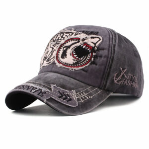 Wholesale Spring and Autumn Sun Hat Men's and Women's Fashion Shark Personalized European and American Cap New Washed Baseball Hat