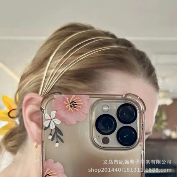oly-32a476e763809c1a0e81c4c7f1373157 Wholesale Popular Metal Headband, Fashionable, Simple, High-End, Six-Layer Folding Metal Headband, Versatile