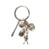 Wholesale Baseball Hat Ball Stick Ball Gloves Baseball Athlete Baseball Enthusiasts Key Chain