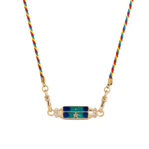 Blue star necklace