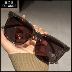 Wholesale 6722 big face high-grade sunglasses women's summer anti-ultraviolet polarized sunglasses men's can match myopia sunglasses