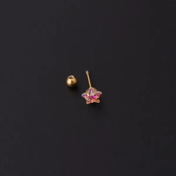 Wholesale 316L Stainless Steel Ear Cartilage Rings & Studs Geometric Waterproof Non Tarnish Surgical Steel