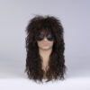 Wholesale beggar wig long curly hair stage Halloween explosions men's fluffy hairstyle beggar crazy full head cover