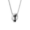 Wholesale Double-ring Necklace Men’s Trendy Accessories Men’s Simple All-match Stainless Steel