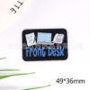 oly-3330f63fa8308b96d31d8e82b97166b8 Wholesale loose powder cartoon letters car love drink jewelry acrylic pin DIY patch accessories