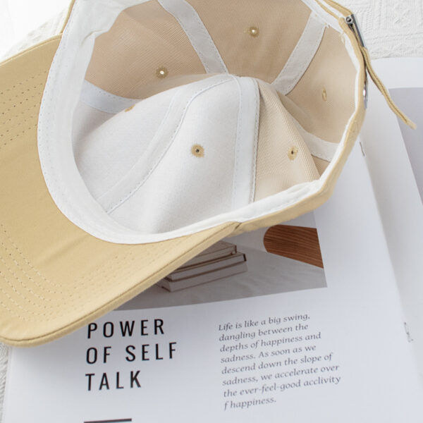 oly-3340a899f4ade4f8ad8efb0b60109456 Wholesale Solid Color Offset Printing Art Letter Baseball Cap Women's Korean-style All-match Wide-brimmed Face Small Soft Top Big Head Hat for Men