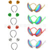 Wholesale Halloween et alien glasses green fly headband party wacky dress up supplies alien sunglasses