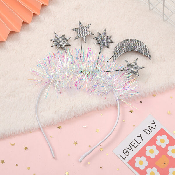 oly-3346f129adcda94cd9f430b1f0d89847 Wholesale Hair Hoop Valentine's Day Red Sequins Love Headband Holiday Party Decoration Headwear