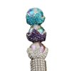 oly-334989fad5259e0460ab3b3167b02da5 Wholesale cloud beads clay diamond ball can wear straight hole beads DIY mobile phone chain key chain bag chain accessories