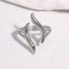 oly-336a5a04e4b54f759f7059594cfdb06f Wholesale Stainless steel ring, gold-plated, waterproof, colorfast, geometric design, titanium steel ring