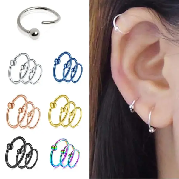 Wholesale 1 Piece Ethnic Style Flower Stainless Steel Ear Studs
