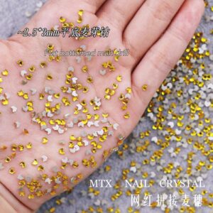 2.5*3mm malt drill-golden yellow / 100 small bags