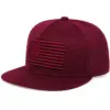 oly-338e2a0c86accde1ea99b03d3e88a418 Wholesale American Flag Hip-Hop Hat For Women With Flat Brim, Outdoor Style Featuring Embroidery On Polyester Material