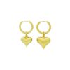 Wholesale Valentine's Day Jewelry Love Ear Buckle Simple Fashion Small Fragrant Style Stainless Steel Heart-shaped Earrings Accessories