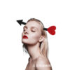 oly-33dd4b8ff5549bc1b8f918aef9364027 Wholesale Love One Arrow Through Heart Hair Accessories Valentine's Day Headband Performance Festival Activities Dress Up Performance Heart-shaped Headband