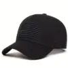Wholesale American Flag Women's Hip-Hop Baseball Cap With Curved Brim For Outdoor Use, Made Of Polyester Featuring Embroidery