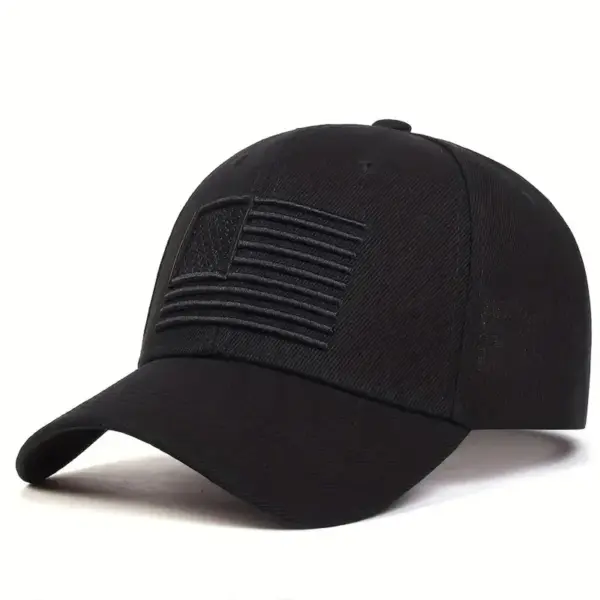 Wholesale American Flag Women's Hip-Hop Baseball Cap With Curved Brim For Outdoor Use, Made Of Polyester Featuring Embroidery