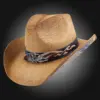 Wholesale American Cowboy Jazz Hat Sailor Dance Flag Retro Asymmetric Edge Summer Denim Material Unisex Fisherman Hat