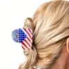 oly-346b6961c08ff71b2f850b4655930c79 Wholesale Retro Classic Style Women's American Flag Acrylic Hair Claws