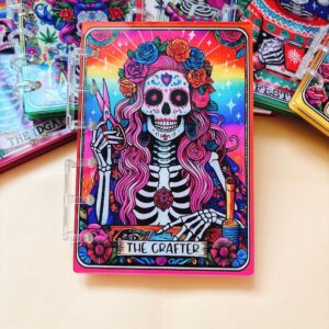 A750-tarot notebook-craftsman ((with inner pages and buckles)