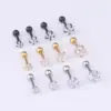 Wholesale 316L Stainless Steel Ear Cartilage Rings & Studs Geometric Waterproof Non Tarnish Surgical Steel