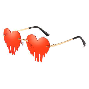 Wholesale 028 New European and American Fashion Personalized Sunglasses Colorful Ocean Tears Sunglasses for Men and Women Cross-border Foreign Trade