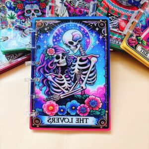 A756-tarot notebook-lover (with inner pages and buckles)