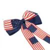 Wholesale Decorative Bow Hair Clip American Independence Day Flag Design Girl Hairband Festival Accessories Hair Clip