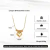 Wholesale Quadrilateral Necklace For Women With 304 Stainless Steel Chain And Pendant, Featuring Golden Electroplated Finish