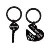 oly-35387c9af2a4582149155ea1387c3cc4 Wholesale Cross Border Valentine's Day Gift Peach Heart Key You Hold The Heart Key Couple Stainless Steel Keychain