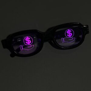 Holding us dollars in hand [can change color + data cable]