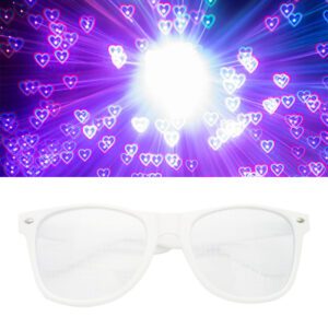 Love / White frame transparent film