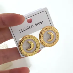FYD6131EH-Moon Earrings