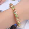 oly-35704405e88e1d3872a7bc4b3477ada3 Wholesale Beijing Authentic Cloisonne Enamel Bracelet with Diamond Fashion Bracelet