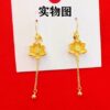 oly-3581e84fa019f9942fb44b22921f9e3b Wholesale Ancient style gold-plated lotus a perfect wedding accessory, a Valentine's Day gift for your girlfriend.