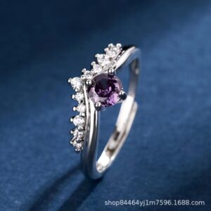 Purple 5mm Zircon 3A / Adjustable opening