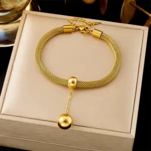 【535】Net Chain Round Beads