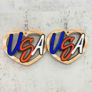 JE1325B / Wooden earrings