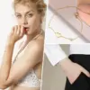 Wholesale PVD Coated 18K Gold Plated Round Heart Shape Flower 304 Stainless Steel Copper IG Style Korean Plating Bracelets